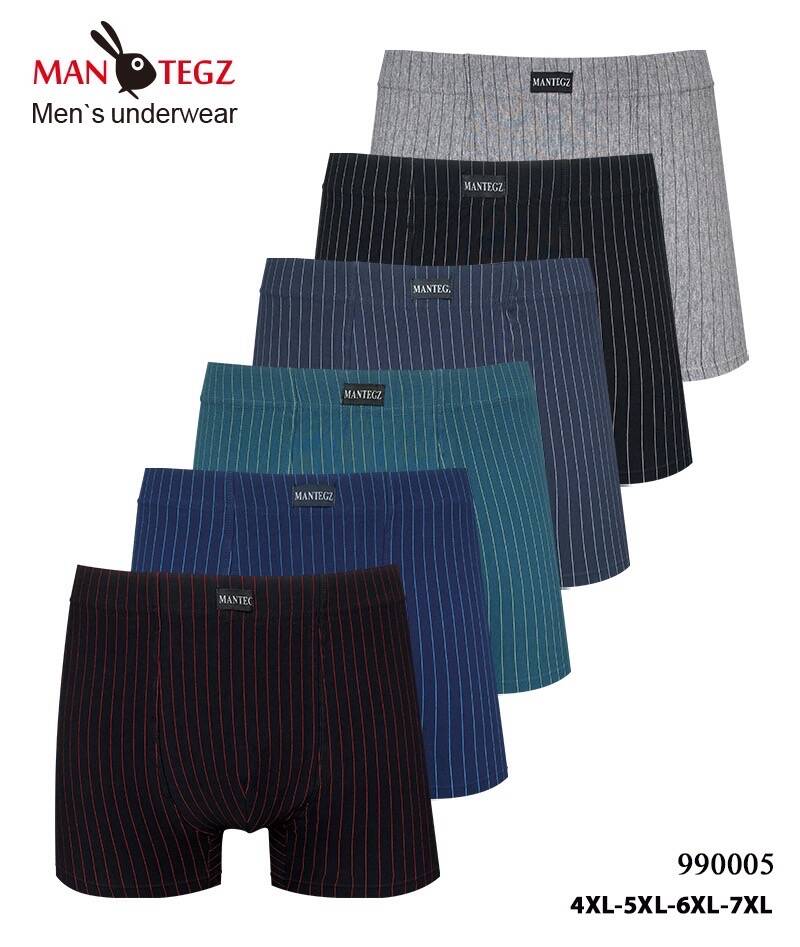 Bokserki męskie Roz 4XL-7XL, Mix kolor Paczka 24 szt